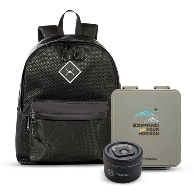 HYDROBREW 17‑Inch Backpack with Bento Lunch Box Adventure Sage - CMHB.SBJBLB1740.BEBKEXGR