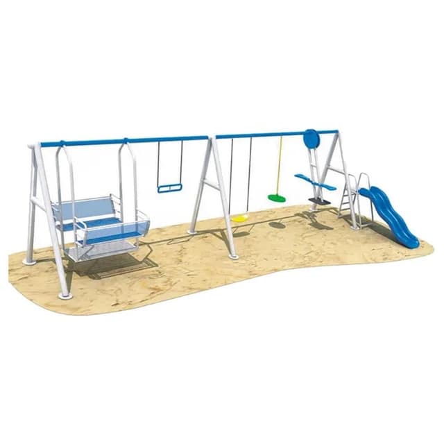 MYTS - Mega Prime Swings N Slides w Or Monkey Climber 200 cm - Model MYTS-SHA-XRD-Q002