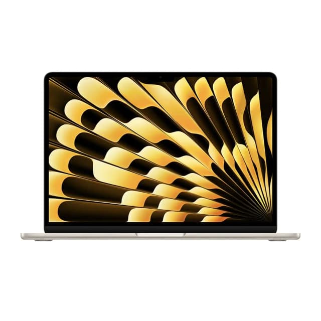Apple MacBook Air 13-inch Liquid Retina Display, M3 Chip 8-Core CPU & 10-Core GPU, 24GB RAM, 512GB SSD, Starlight, MC8P4 HN/A & ZP/A