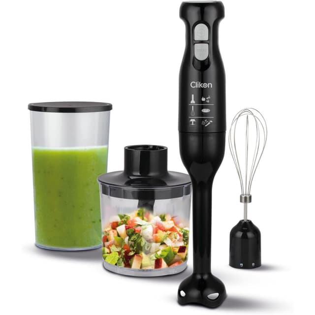 Clikon Multi‑Functional Hand Blender CK2667 250 W Powerful Copper Motor Stainless Steel Knife Blades Blend Chop Whisk Black