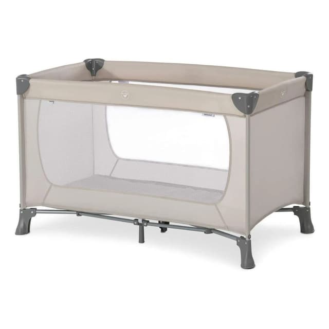 Hauck Travel Cot Dream N Play, Foldable and Lightweight Baby Cot, Beige, HK604144