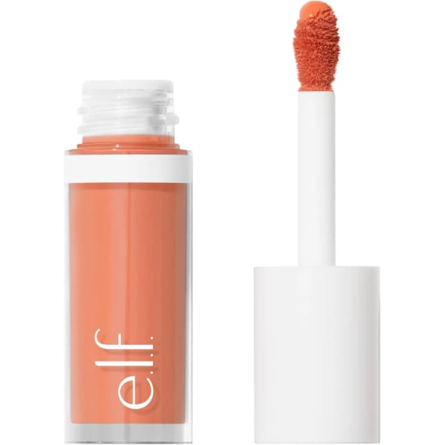 e.l.f. Camo Liquid Blush, Long-Lasting Highly Pigmented Dewy Liquid Blush for Buildable Radiant Cheek Color, 4ml - Peach Perfect
