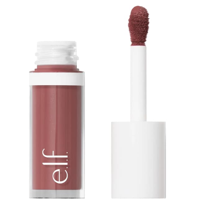 e.l.f. Camo Liquid Blush, Long-Lasting Highly Pigmented Dewy Liquid Blush for Buildable Radiant Cheek Color, 4ml - Suave Mauve