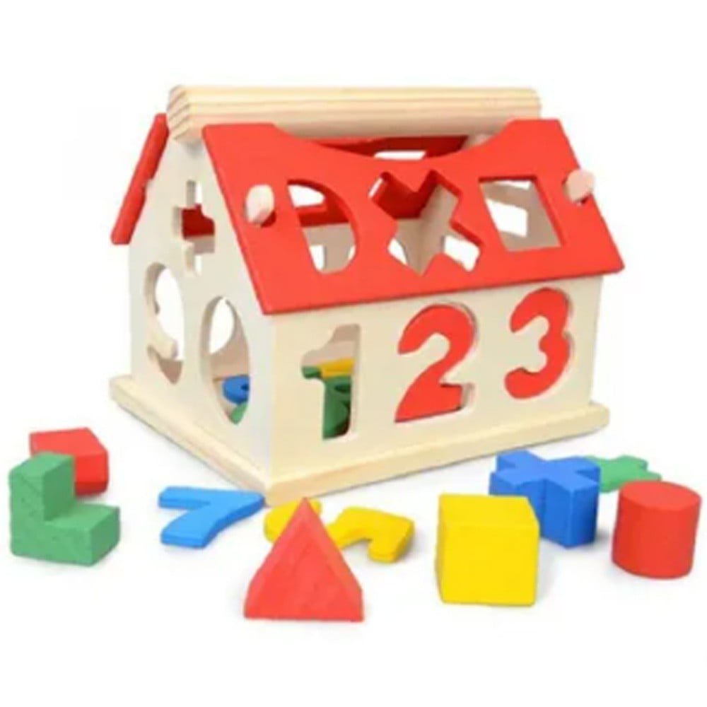Boasts Unique Figure Educational Development and Learning Wooden Toys for Kids AE1008 ,Multi Color