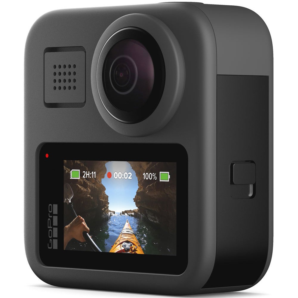 GoPro MAX Waterproof 360 Camera With Touch Screen Spherical 5.6K30 HD Video 16.6MP 360 Photos 1080p Live Streaming Stabilization