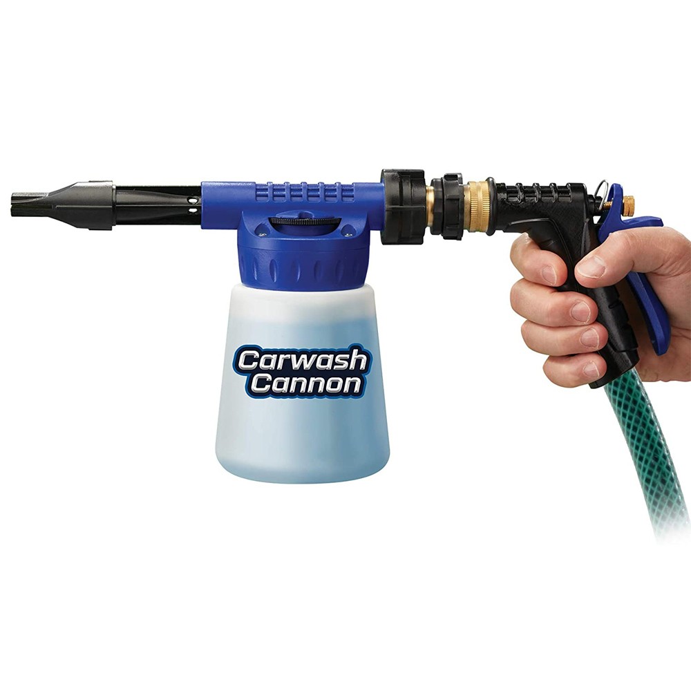 Car Wash Nozzle w/ Soap Dispenser Home Garage Garden Auto Car Shop Boat Camper 