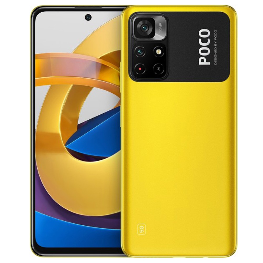Xiaomi Poco M4 Pro Yellow 5G Dual SIM 6GB RAM 128GB Get Free Mi Smart Band 6