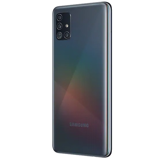 Buy Samsung Galaxy A51 Dual SIM 6GB RAM 128GB 4G LTE-Crush Black Black 128GB Online | oman