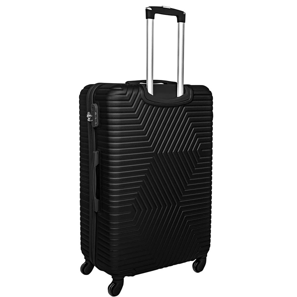 Siddique JNX01-28 Lightweight Luggage Bag 28 Inches, Shine Black