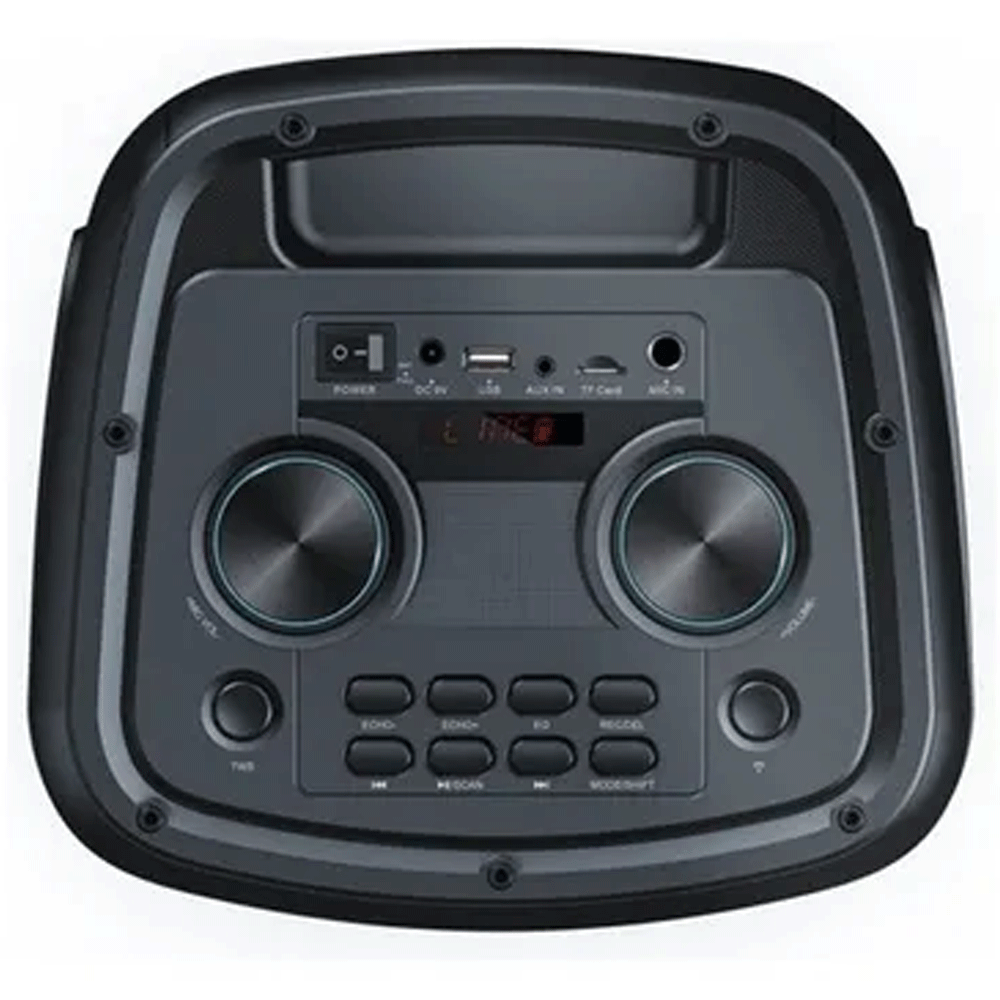 JVC Portable Bluetooth Party Speaker with Wireless Mic and Remote Control XS-N4112PB Black
