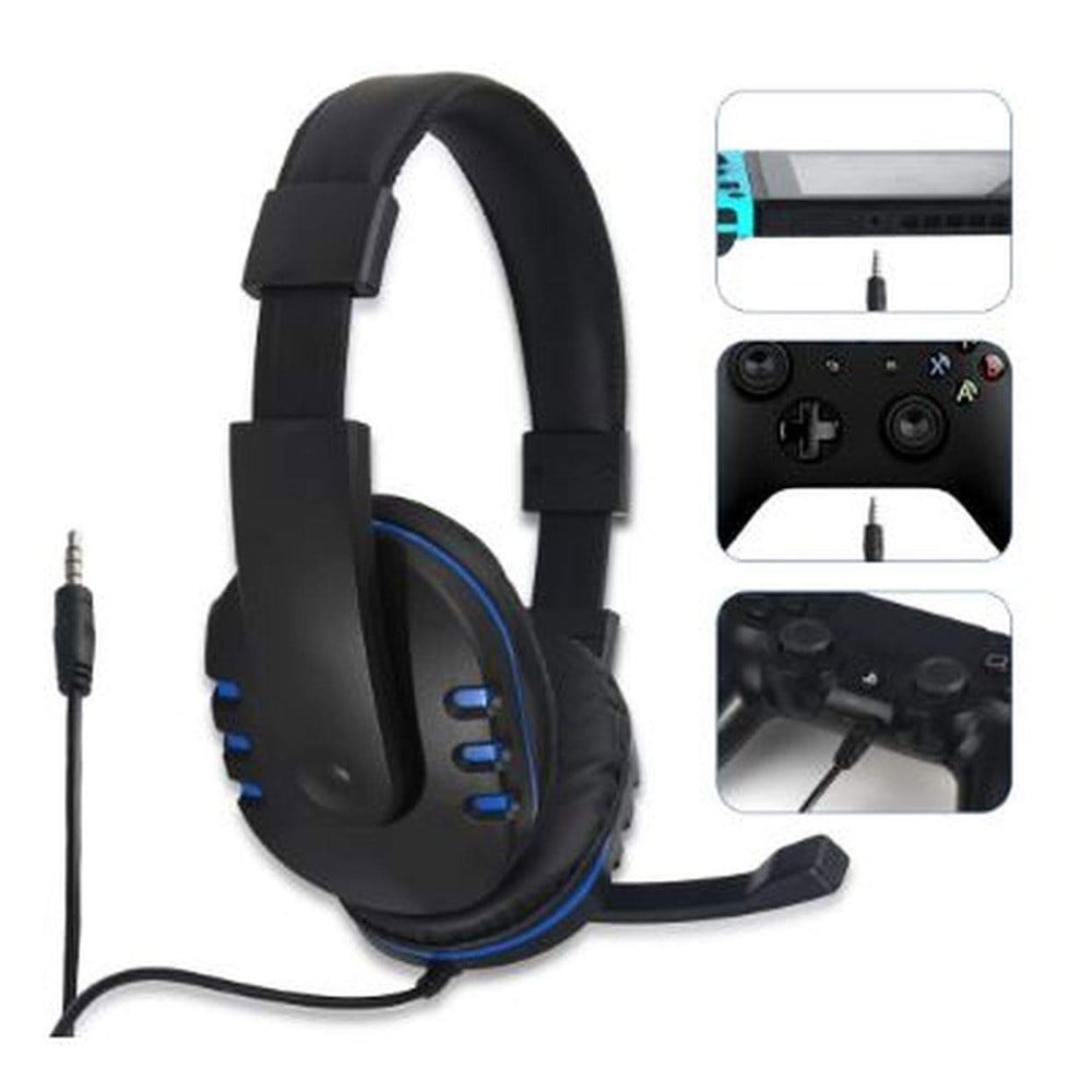 Dobe Gaming Headset Stereo Wired Headphones Over Ear Headphones Universal with Microphone for Sony PS4/Xbox One / Nintendo Switch /PC 3.5 MM Jack