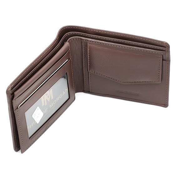 Buy Philippe Morgan premium Leather Wallet 603 Brown Online Qatar, Doha ...