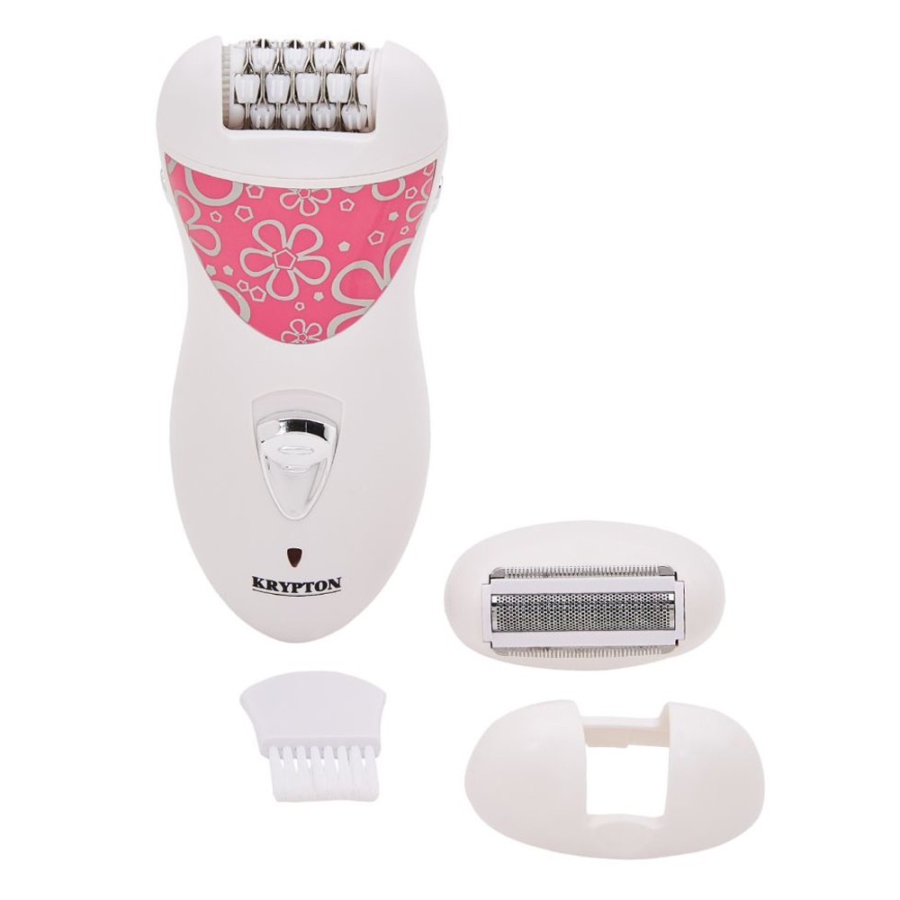 Krypton Rechargeable Epilator & Lady Shaver White & Pink KNLE5113