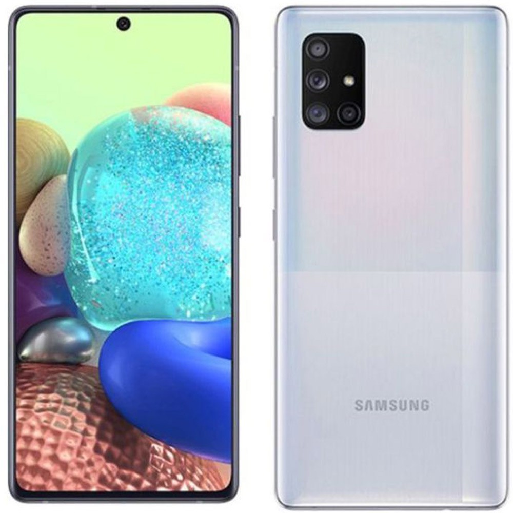 Buy Samsung Galaxy A71 Dual SIM 8GB RAM 128GB Silver 128GB Online Bahrain, Manama | OurShopee