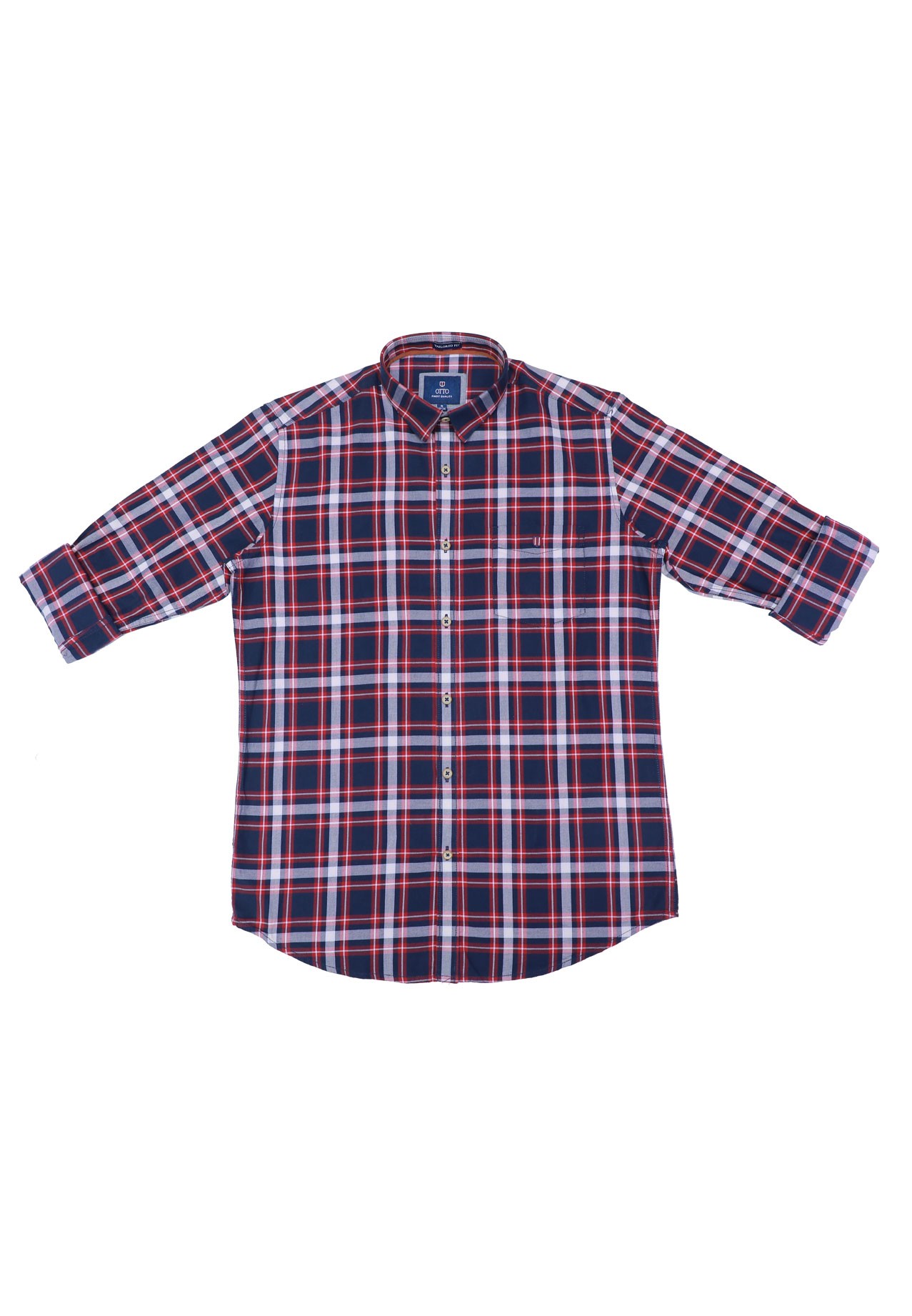 Buy Otto Mens Semi Casual Shirt Long Sleeve Online Dubai, UAE ...