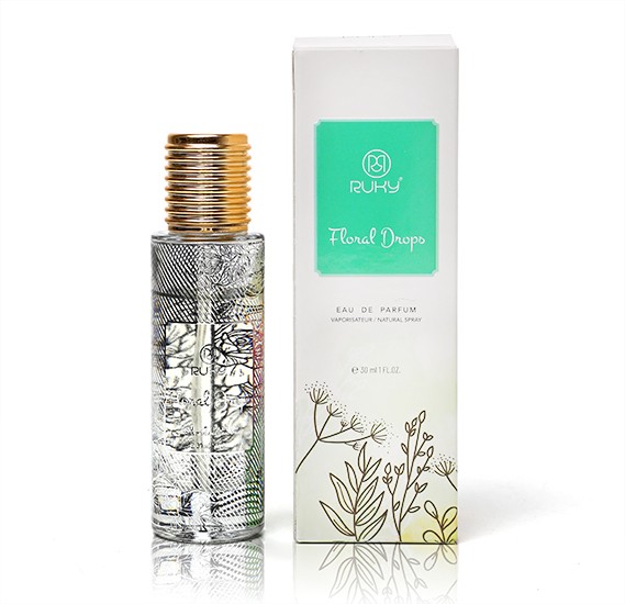 Ruky Dutch White Unisex 80ml+ Ruky Floral Drops Eau De Perfume 30ml