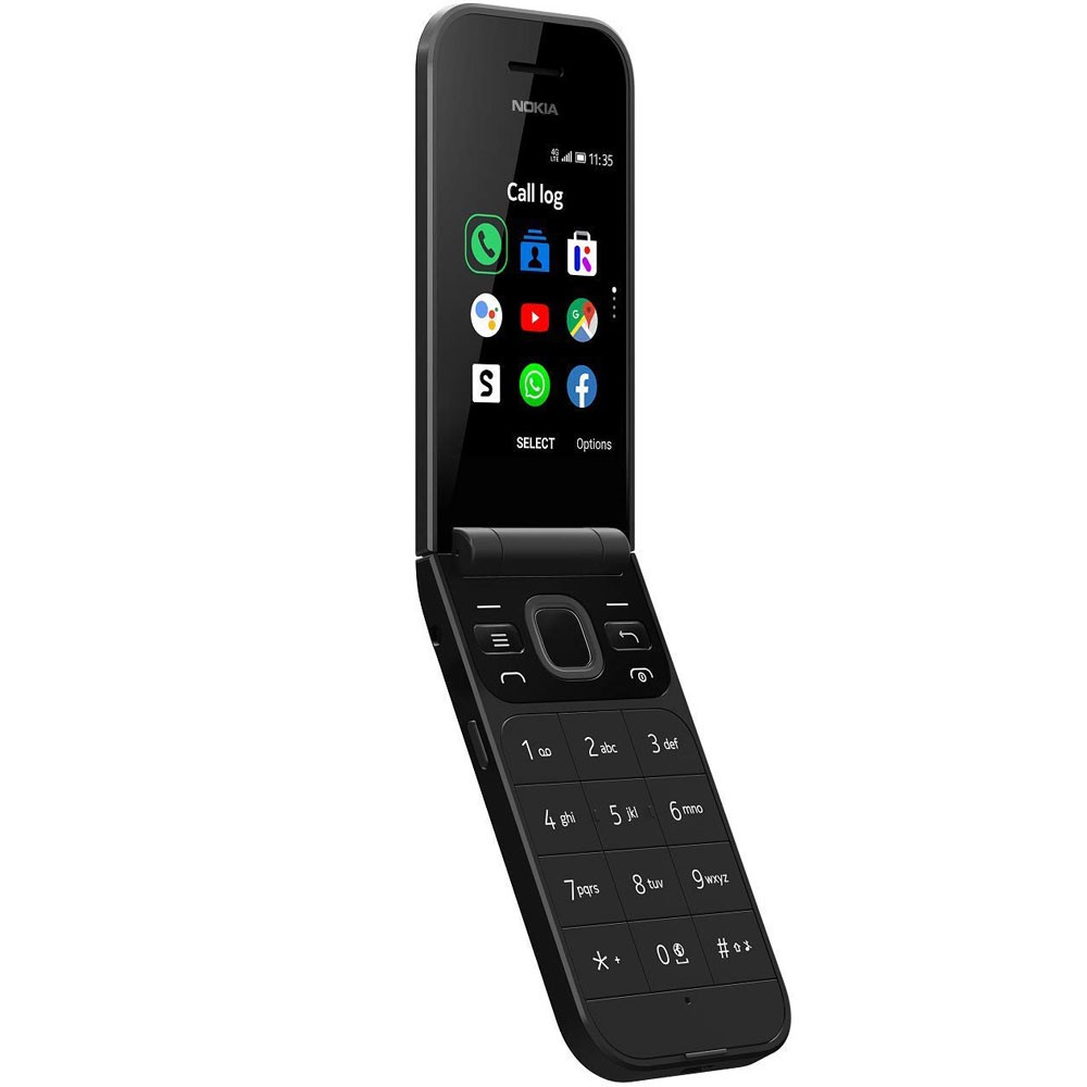 Nokia 2720 Flip Dual SIM 4GB 512MB RAM 4G LTE, Black