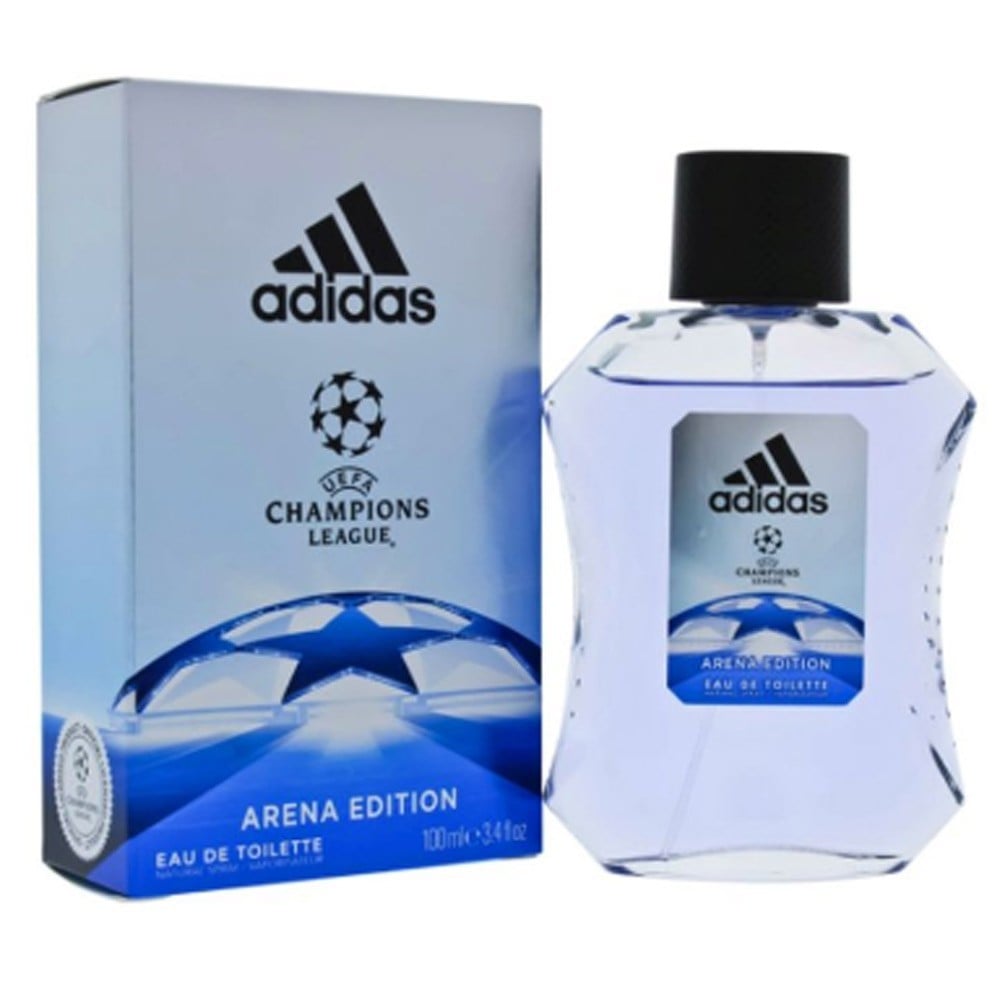 2 In 1 Adidas Santiago ADH6169 Analog Watch For Unisex, Blue And Adidas UEFA Champions League Arena Edition EDT, 100 ml