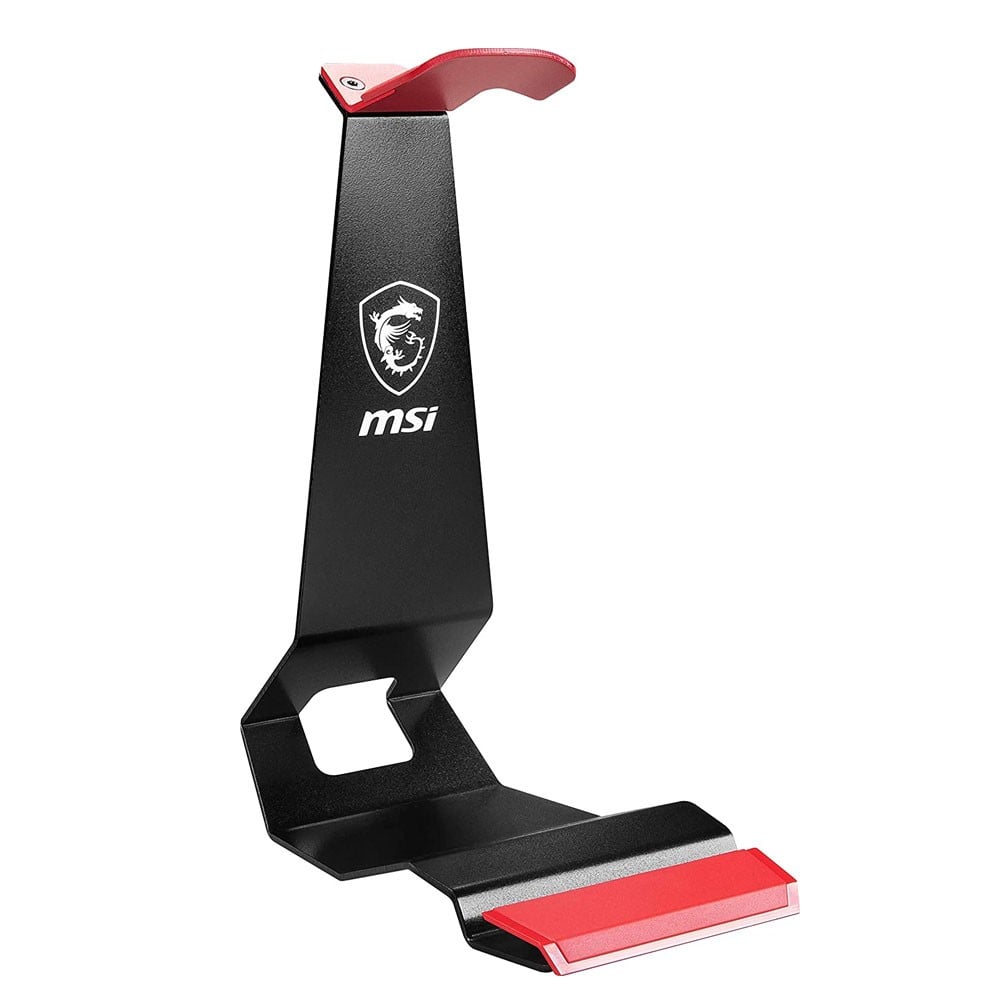 MSI HS01 HEADSET STAND Red and Black