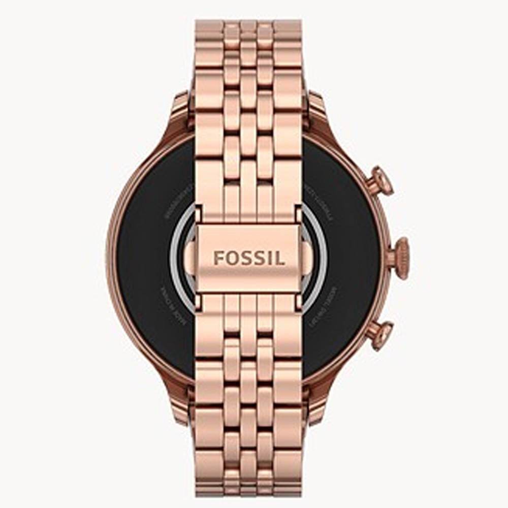 Fossil FTW6077 Gen 6 Smartwatch Tone Stainless Steel Rose Gold