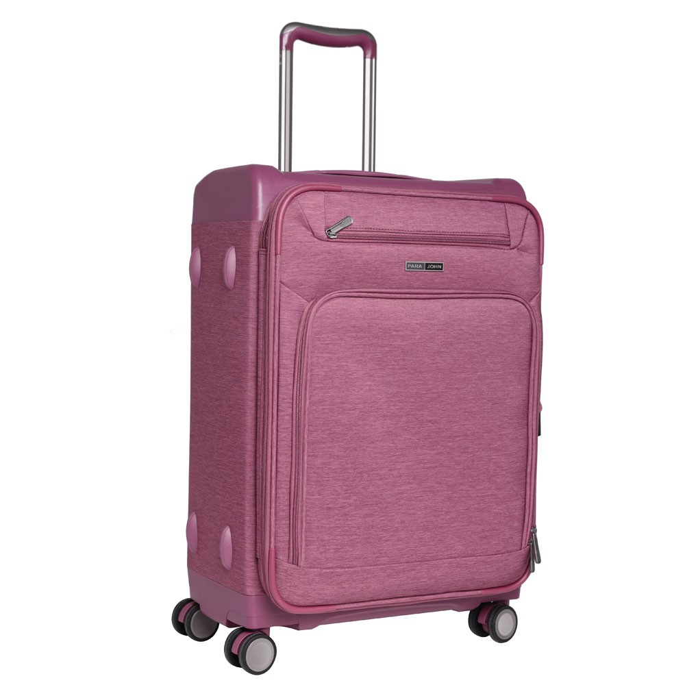 Buy Parajohn 3 Piece Travel Luggage Trolley Bag Set Purple Purple ...