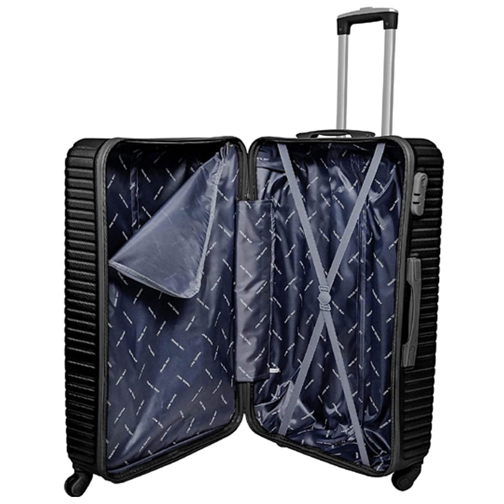 Siddique JNX01-28 Lightweight Luggage Bag 28 Inches, Shine Black