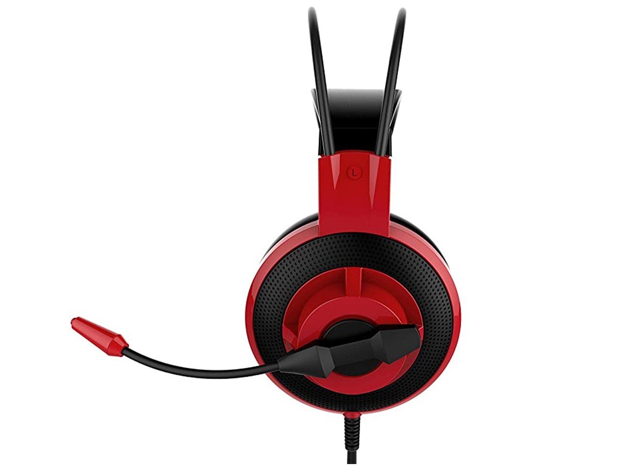 MSI DS501 Wired Gaming Headset with Microphone Black with Red