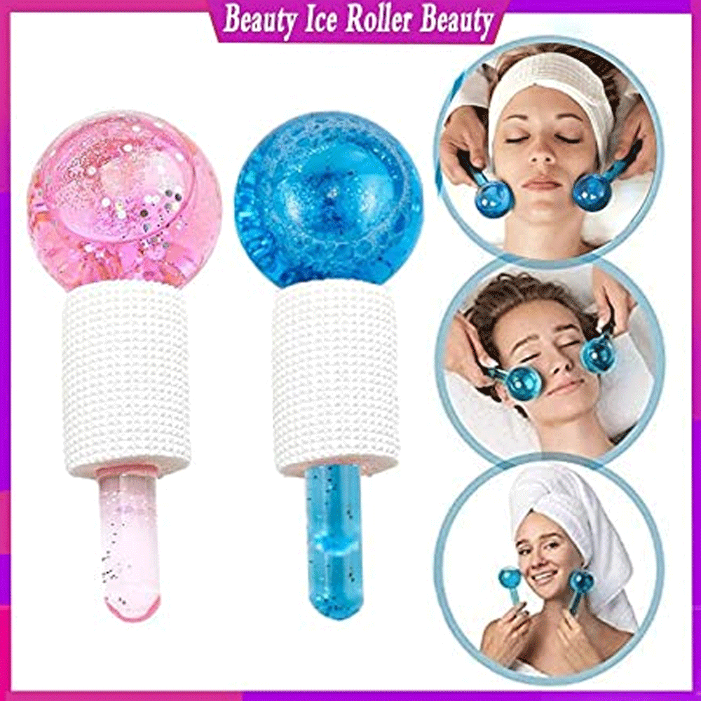 Buy Fotrsta Ice Roller Globes Crystal Massager Stick Ice Hockey Beauty  Facial Eye Crystal Ball for Ice Globes Skin Care Blue Online  PD7706