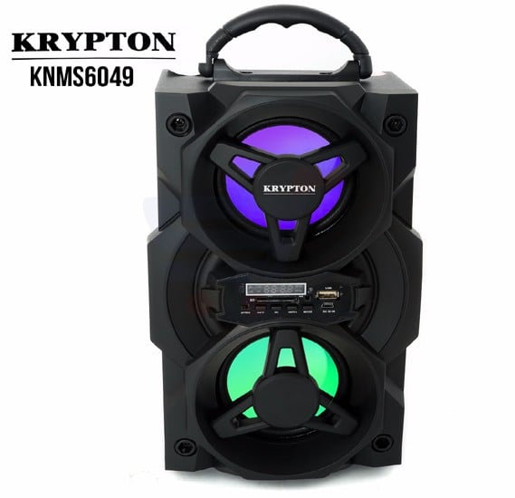 Krypton Rechargeable Portable Speaker, KNMS6049