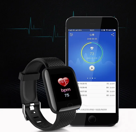 D13 Smart Watches 116 Plus Heart Rate Watch Smart Wristband Sports Watch Android
