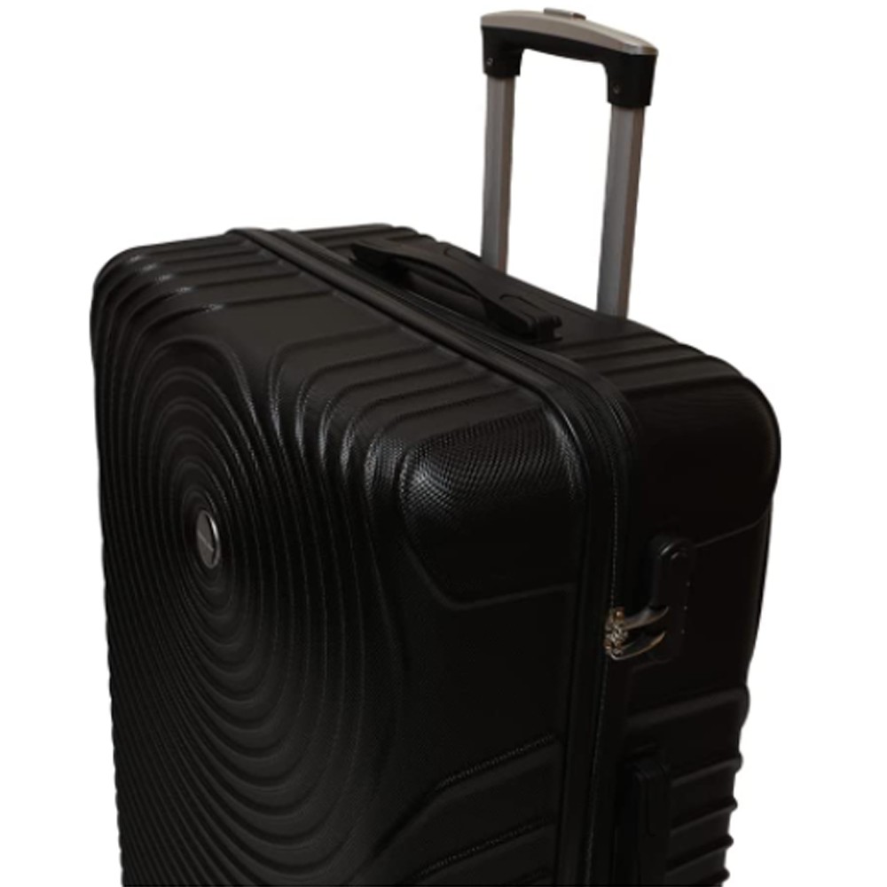 Travel Way NBHA-20 Carry On Luggage with 4 Spinner Wheels 20 Inch 51 cm, Black