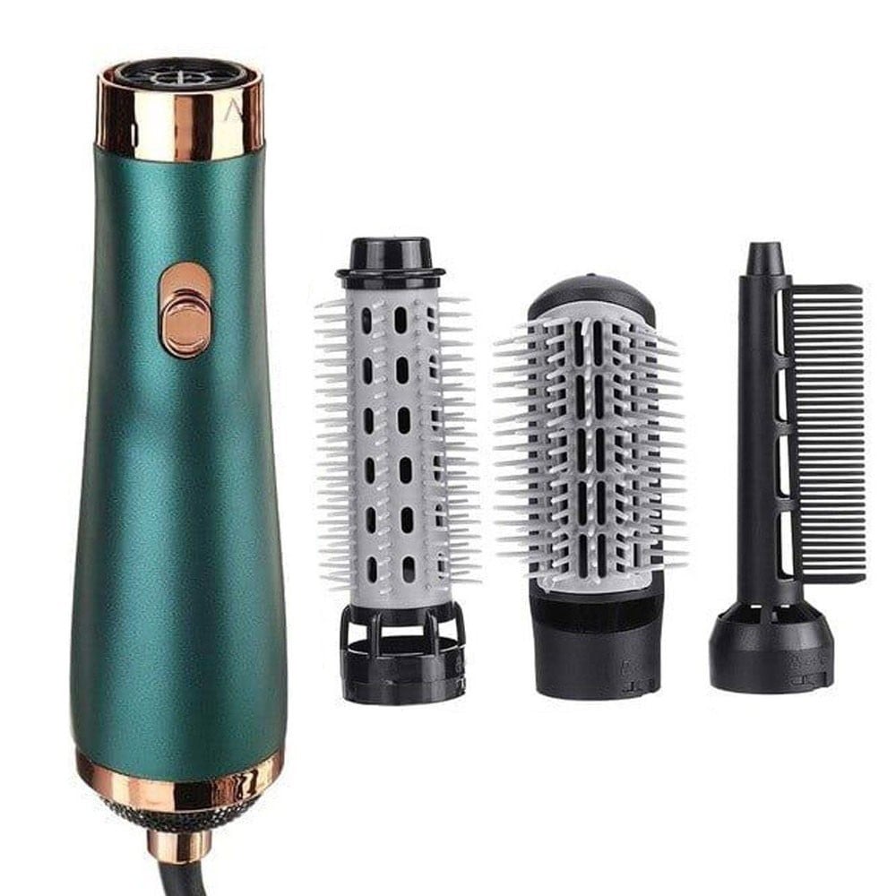 3 in 1 Hot Air Brush Styler with Dryer and Combo