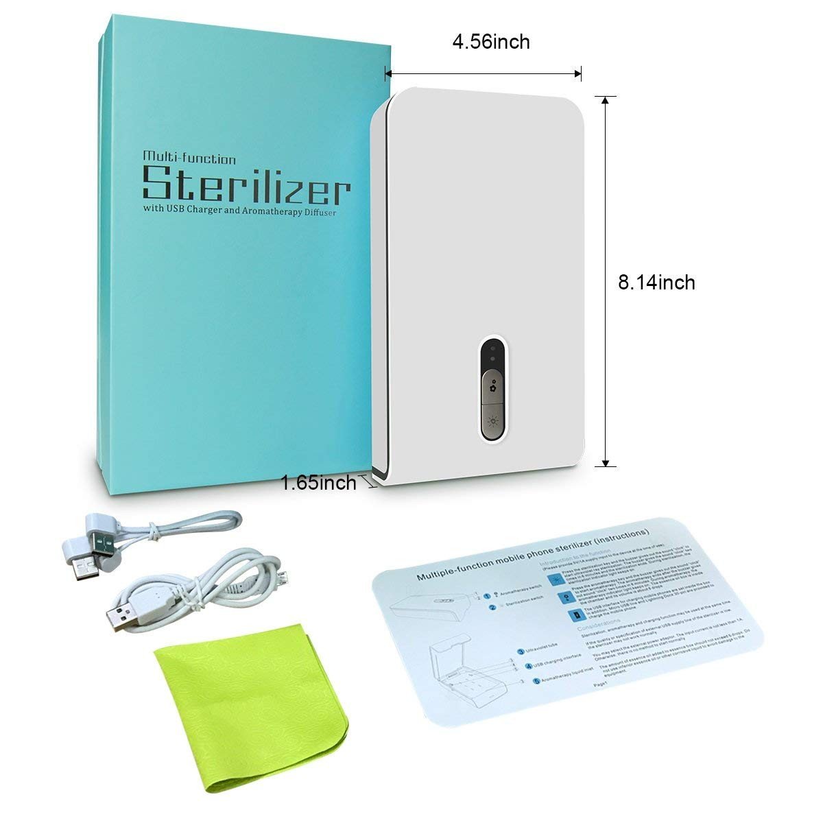 Buy UK Plus Compatible for Phone Sanitizer UV Light Sterilizer ...