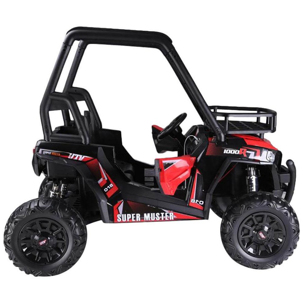 Ride on 12v SUV RZR 1000 Trail Sand Two Seater Buggy for Kids, Red
