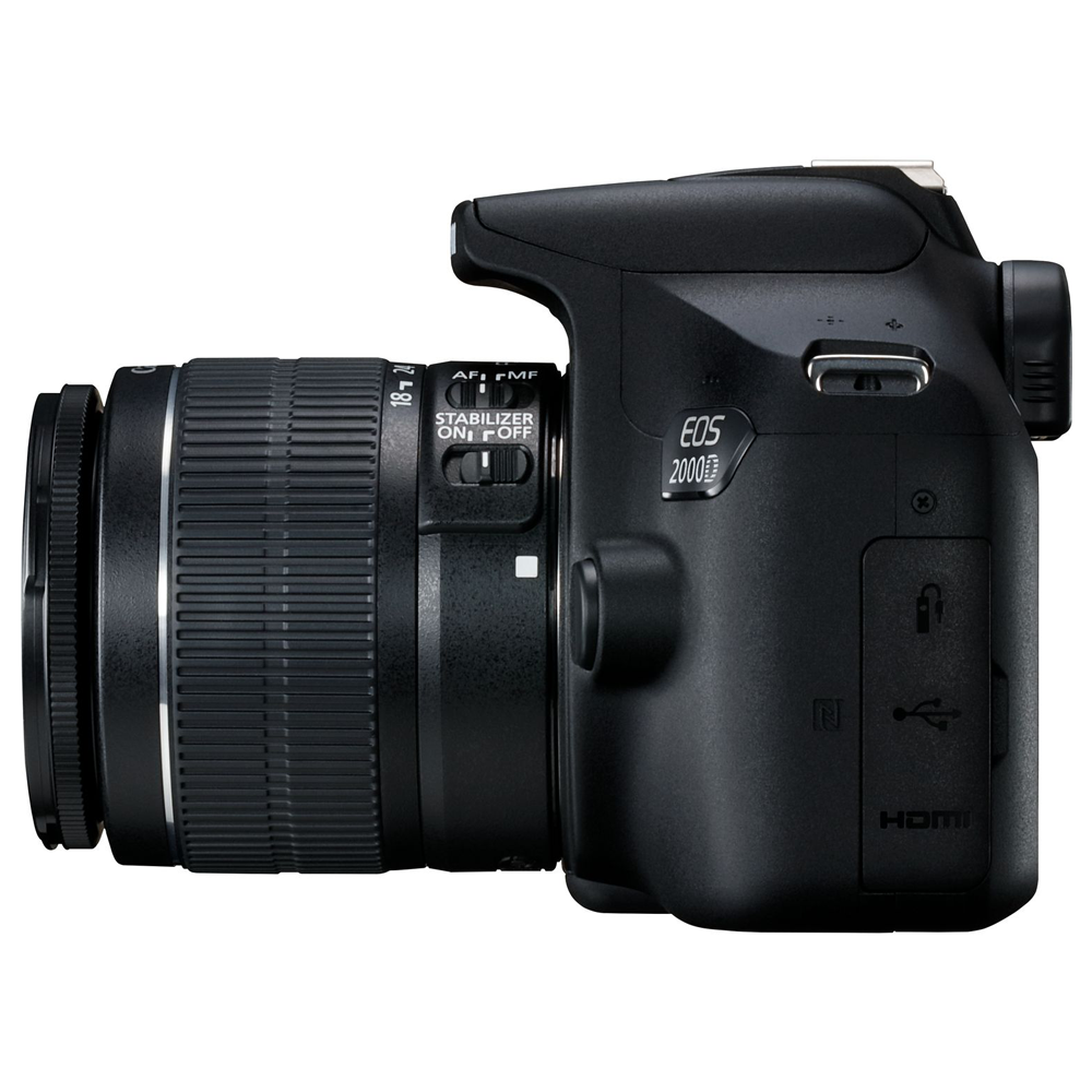 Canon EOS 2000D, EF-S 18-55mm IS II Lens, EF 75-300mm III Lens