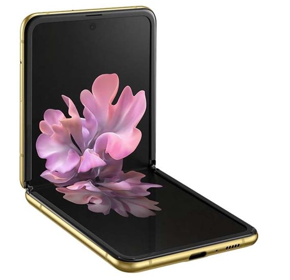 Samsung Galaxy Z Flip 8GB RAM 256GB 4G LTE -Gold Mirror