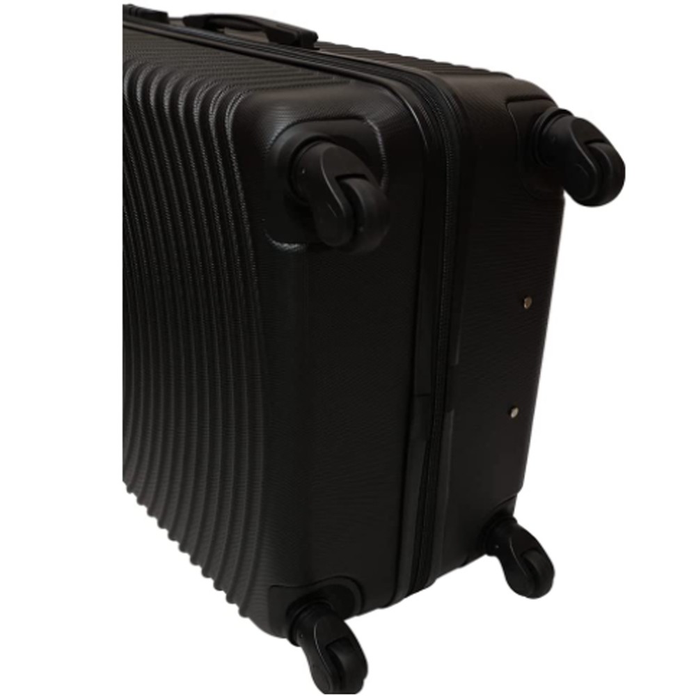 Travel Way NBHA-3 Lightweight Luggage Set Of 3, Black