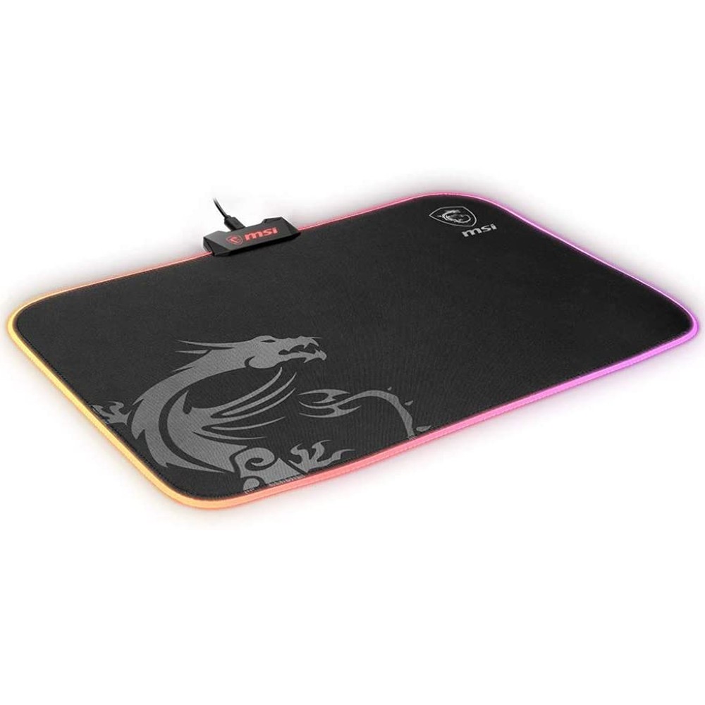 MSI Agility GD60 RGB Pro Gaming Mousepad With lighting effect, Black