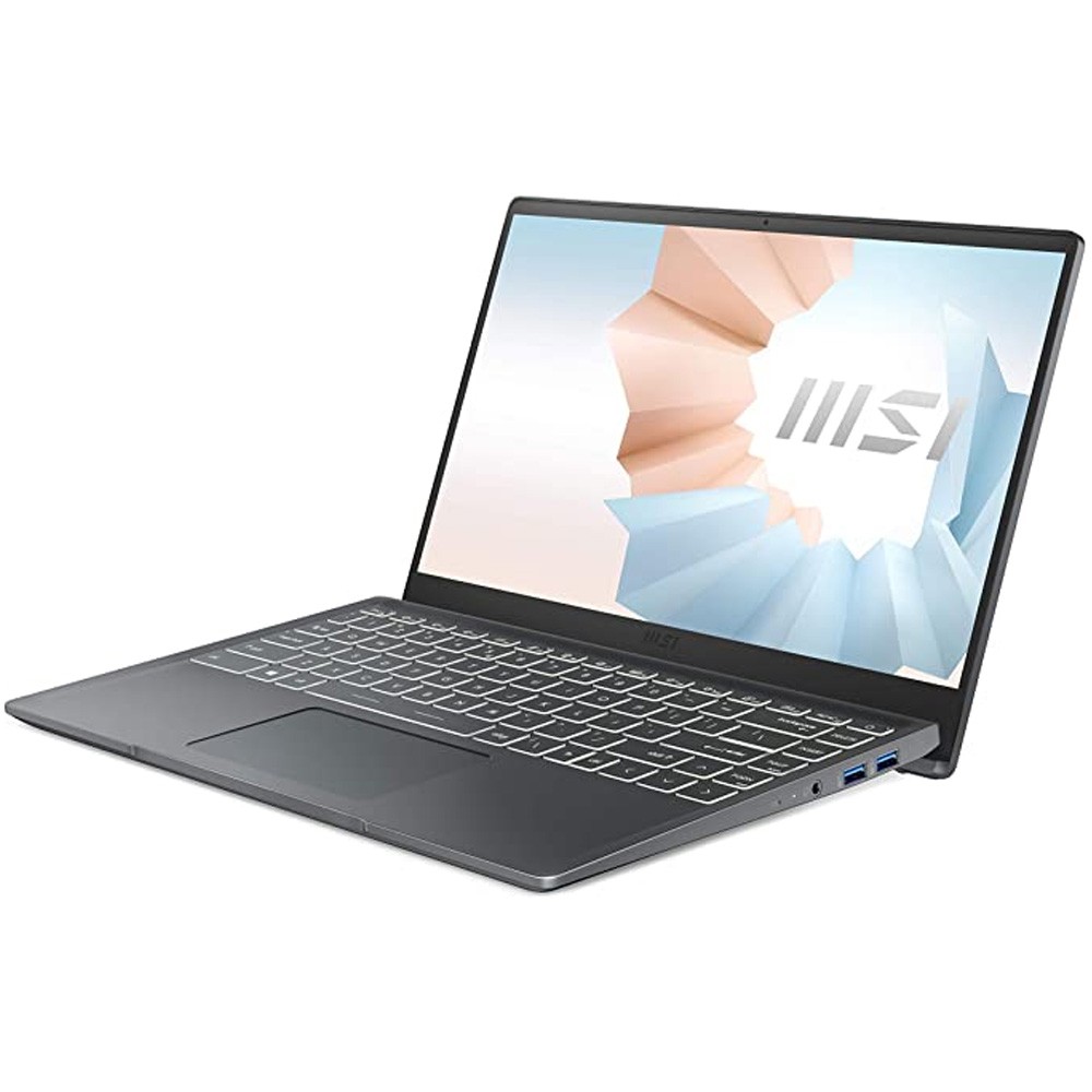 MSI Modern14 Laptop Core i5-1155G7 8GB RAM with 512GB SSD 14in Win11 Gray