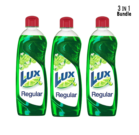 3 IN 1 Budle Offer Lux Dishwashing Liquid Regular 400ml
