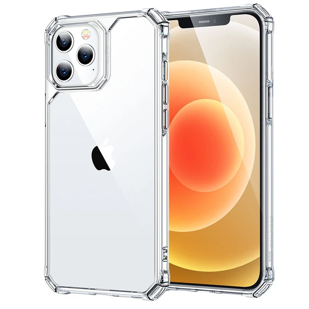 Green Rocky Series 360 Anti-Shock Case iPhone 12 6.7 inch, Transparent