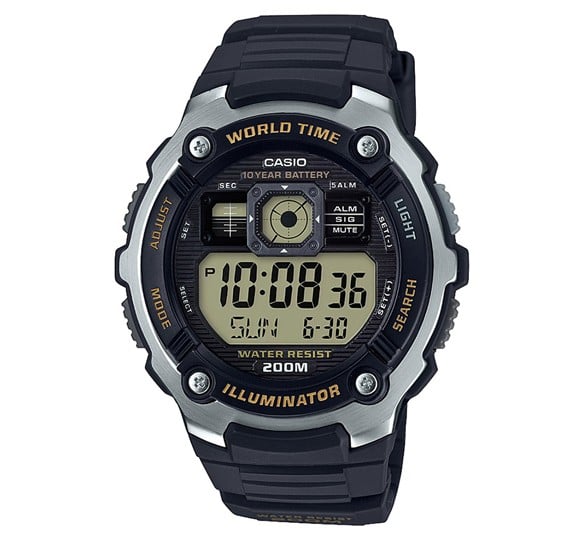 Casio AE-2000W-9AVDF Youth Combination Digital Black Dial Mens Watch