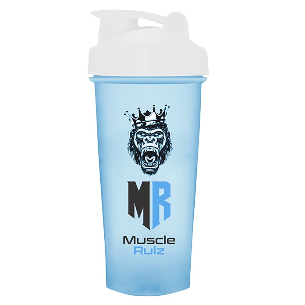 Muscle Rulz Protein Shaker 700ml, Blue
