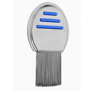 Stainless Steel Lice Treatment Comb Grey
