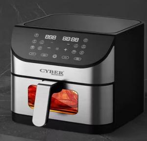 Cyber Silver Crest Multifunction Digital Air Fryer 6L CYAF-6611