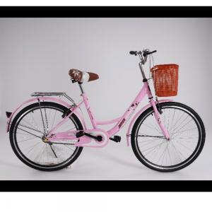 James Jordan JDN1105 26 Inch City Bike Bicycle Light Pink
