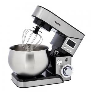 Geepas GSM43046 Digital Multi-Function Kitchen Machine 5L Stainless Steel Bowl with Lid
