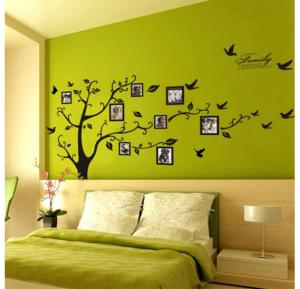 Photo frame tree wall art stickers vinyl