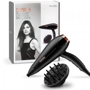 Babyliss Hair Dryer Dc Motor 2200W 3 Heat 2 Speed Cool Shot Slim Concentrator Nozzle Gold Black