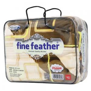 Fine Feather FF5005 2 Ply Embossed Cloudy Blanket 6.5kg